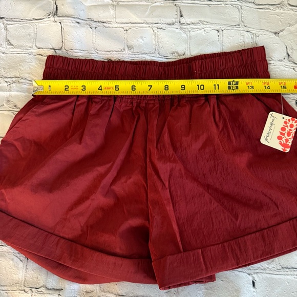 FP Movement by Free People Rich Red Shorts Sz S NWT - Picture 7 of 7